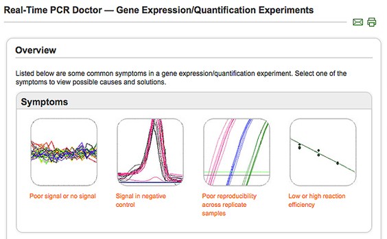 Real-time PCR Doctor features in the Applications & Technologies section