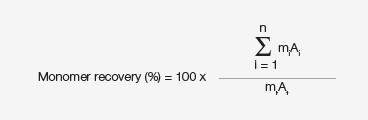 monomer-recovery-equation