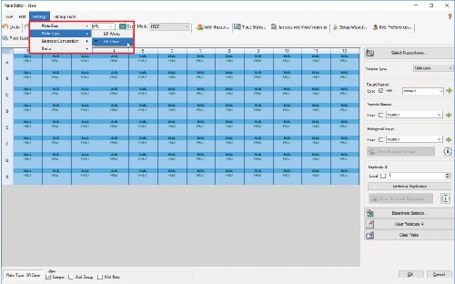 4.8 Before clicking OK, ensure that you have chosen a clear plate by clicking Settings, Plate Type, BR Clear.