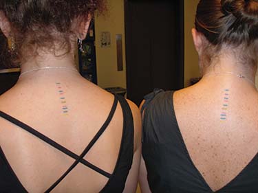 Precision Plus Protein Kaleidoscope Prestained Protein Standards Tattoos